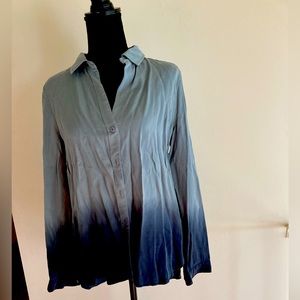 Cloth and Stone dip dyed button down. Excellent condition